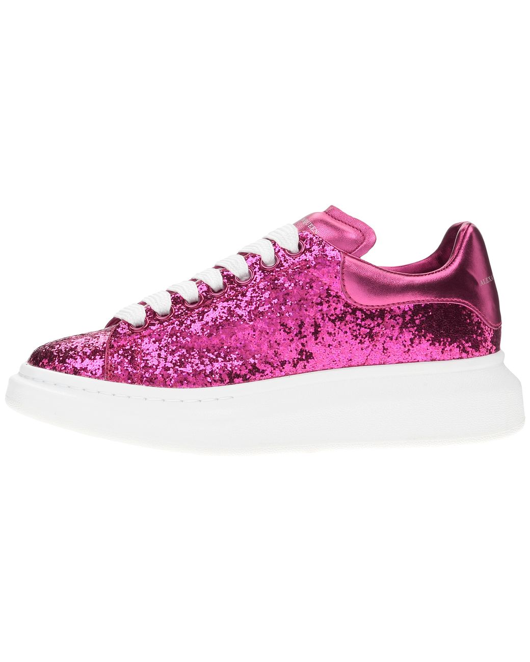 Alexander mcqueen clearance trainers pink glitter